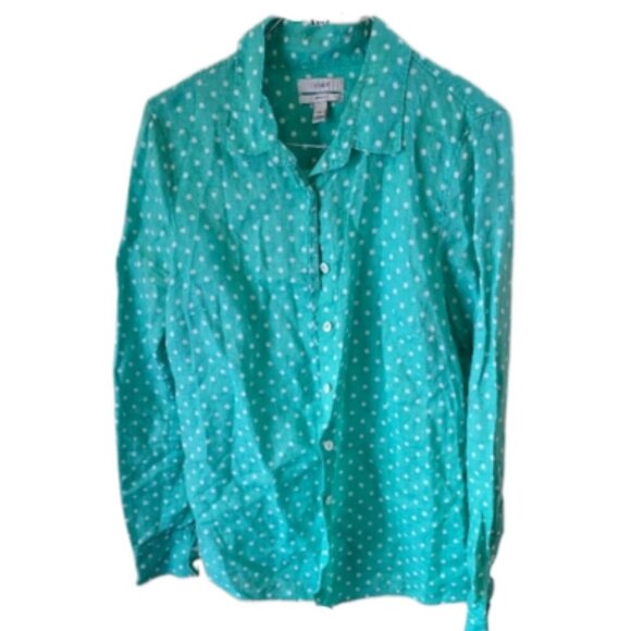 J Crew Long Sleeve Button Up Shirt - Picture 1 of 3